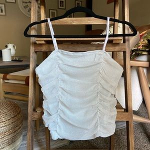 Silver Sparkle Tank Top